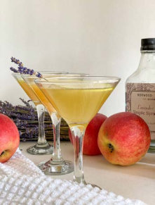 Apple Lavender Martini