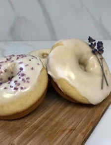 DIY Lavender Doughnuts